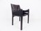 Black Leather Cab 413 Chair by Mario Bellini for Cassina 12
