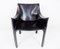 Black Leather Cab 413 Chair by Mario Bellini for Cassina, Image 9