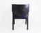 Black Leather Cab 413 Chair by Mario Bellini for Cassina 4