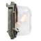 Industrial Cast Metal & Frosted Glass Sconce 1