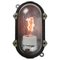Vintage Industrial Cast Metal Frosted Glass Sconce Wall Lights, Image 3