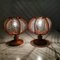 French Provincial Wooden Bedside Table Lamps, 1960s, Set of 2, Image 3