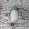 Vintage Industrial Opaline Milk Glass Wall Lamp from Industria Rotterdam, Image 4