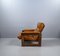 Leather & Mahogany Lounge Chair from Coja, 1980s 13