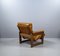 Leather & Mahogany Lounge Chair from Coja, 1980s 7