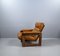 Leather & Mahogany Lounge Chair from Coja, 1980s 14