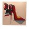 Debby Lush, High Heel Shoes, Oil on Canvas, Set of 2 8