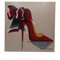 Debby Lush, High Heel Shoes, Oil on Canvas, Set of 2 7