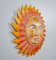 Hand-Carved Sun with Face 2