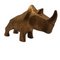 Esculturas de rinoceronte de latón. Juego de 2, Imagen 2