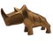 Rhino Sculptures in Brass, Set of 2, Image 4