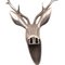 Reindeer Wall Sculpture in Pewter 3