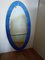 Vintage Blue Mirror from Cristal Art, 1950 1