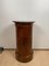 Biedermeier Drum Cabinet, Walnut Veneer, Marble, Brass, France, circa 1830 3