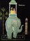 Mid-Century Air France India Poster Bernand Villemot Elephant, 1956 2