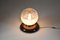 Lámpara de mesa italiana de cristal de Murano, años 70, Imagen 3