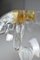 Lámpara de mesa italiana de cristal de Murano, años 70, Imagen 5
