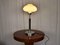 Lámpara de mesa Art Déco niquelada, años 20, Imagen 7