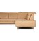 Beige Leather Corner Sofa from Willi Schillig 10