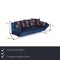 Blue Fabric 300 Two-Seater Sofa & Stool from Rolf Benz, Set of 2, Image 2