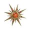 Resin and Brass Sun Lamp by Henri Fernandez 1