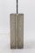 Floor Lamp in Stone and Chromed Metal, 1970s 7