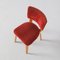 Burgundy Corduroy Chair by Cor Alons for Gouda Den Boer, Image 6
