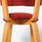 Burgundy Corduroy Chair by Cor Alons for Gouda Den Boer 10