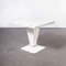 Table d'Extérieur Kub Blanche de Tolix, France, 1960 1