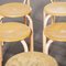 French Pink Stacking School Stools, 1960s, Set of 8 3
