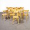 French Bentwood Model Ob Dining Chairs by Marcel Breuer for Luterma, 1950s, Set of 12 1