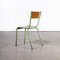 French Overpainted Stacking Dining Chair from Mullca, 1950s, Image 7