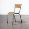 French Overpainted Stacking Dining Chair from Mullca, 1950s 6