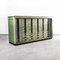 French Industrial Green Multidrawer Cabinet, 1950s 1