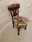 Antique Victorian Oak Side Chair 6