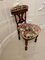 Antique Victorian Oak Side Chair, Image 6