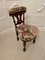 Antique Victorian Oak Side Chair, Image 5