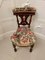 Antique Victorian Oak Side Chair 8
