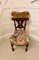 Antique Victorian Oak Side Chair, Image 2