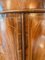 Antique George III Mahogany Bow Fronted Hanging Corner Cabinet, Image 8