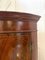 Antique George III Mahogany Bow Fronted Hanging Corner Cabinet 10