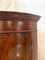 Antique George III Mahogany Bow Fronted Hanging Corner Cabinet, Image 10