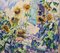 Georgij Moroz, Katze und Sonnenblumen, 1998, Öl auf Leinwand 1