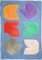 Natalia Roman, Fifties Block Shapes I, 2021, Acrylic Painting 1