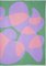 Ryan Rivadeneyra, Diptyque Géométrique Mauve, Vert et Rose, 2021, Peinture Acrylique 3