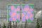 Ryan Rivadeneyra, Mauve, Green and Pink Geometric Diptych, 2021, Acrylic Painting 4