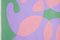 Ryan Rivadeneyra, Mauve, Green and Pink Geometric Diptych, 2021, Acrylic Painting, Image 6
