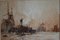 Charles Edward Dixon, Versand an der Themse, 1891, Aquarell 3