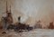 Charles Edward Dixon, La nave sul Tamigi, 1891, Acquarello, Immagine 1