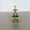 Sculptural Solid Brass Candleholder by Harald Buchrucker, Germany, 1950s 11